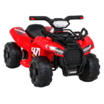 Quad Storm na akumulator dla dzieci Czerwony + Silnik 25W + MP3 USB + LED