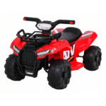 Quad Storm na akumulator dla dzieci Czerwony + Silnik 25W + MP3 USB + LED - obrazek 2