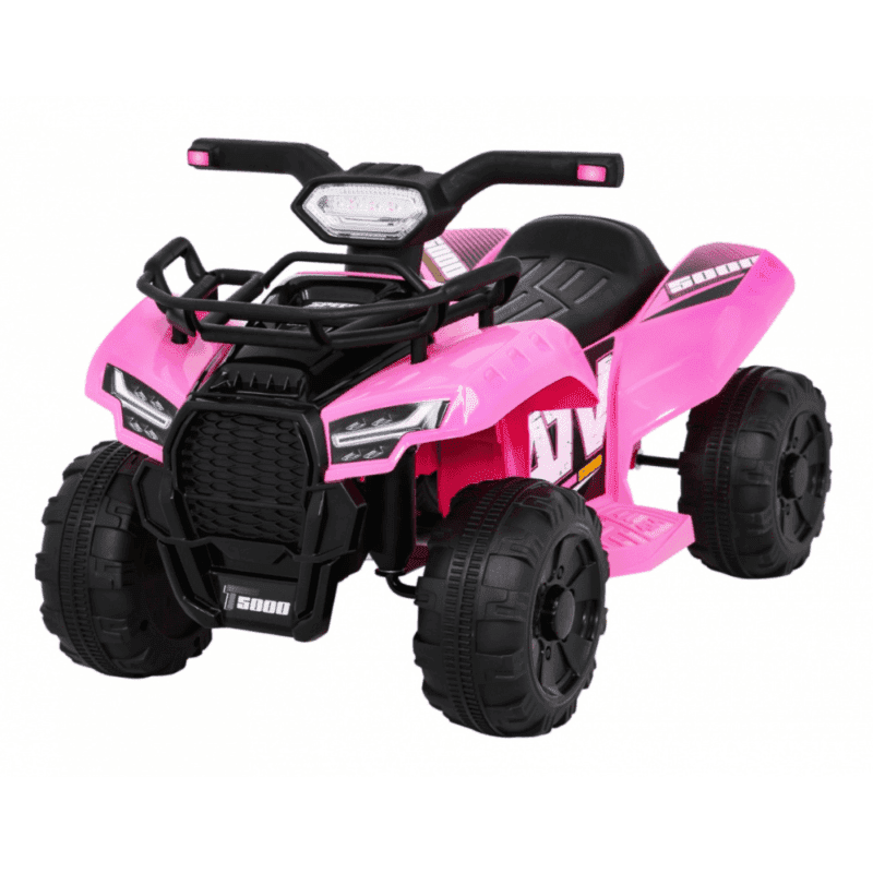 quad storm na akumulator dla dzieci rozowy silnik 25w mp3 usb led - zdjecie produktu 1