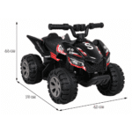 quad the fastest na akumulator dla dzieci czarny silnik 25w - zdjecie produktu 9