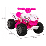 quad the fastest na akumulator dla dzieci rozowy silnik 25w - zdjecie produktu 9