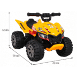quad the fastest na akumulator dla dzieci zolty silnik 25w - zdjecie produktu 9
