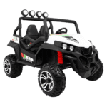 Terenowe Grand Buggy Lift dla dzieci Biały + Napęd 4x4 + Pilot + Bagażnik + Radio MP3 + LED