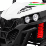Terenowe Grand Buggy Lift dla dzieci Biały + Napęd 4x4 + Pilot + Bagażnik + Radio MP3 + LED - obrazek 8
