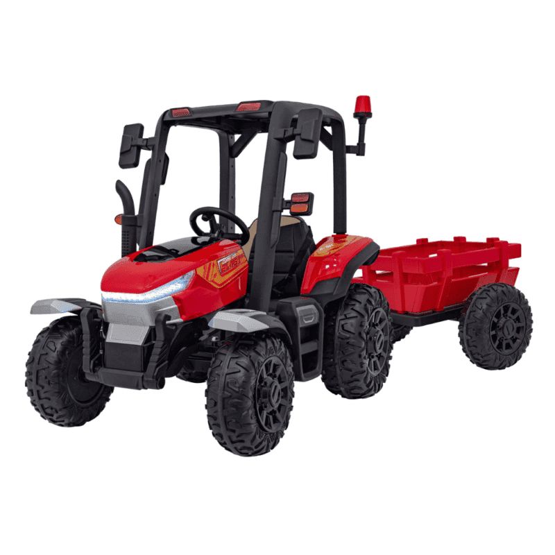 traktor blast z przyczepka czerwony - zdjecie produktu 1
