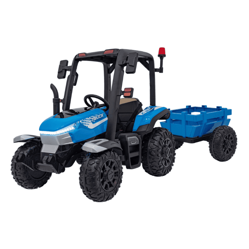 traktor blast z przyczepka niebieski - zdjecie produktu 1