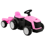 Traktor z Przyczepą Różowy