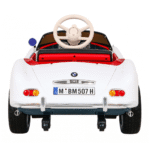 Autko BMW 507 Retro elektryczne dla dzieci Biały + Audio LED + Pilot + Ekoskóra + EVA + Wolny Start - obrazek 6