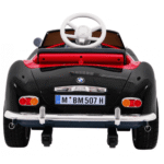 Autko BMW 507 Retro elektryczne dla dzieci Czarny + Audio LED + Pilot + Ekoskóra + EVA + Wolny Start - obrazek 6