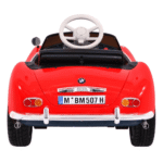 Autko BMW 507 Retro elektryczne dla dzieci Czerwony + Audio LED + Pilot + Ekoskóra + EVA + Wolny Start - obrazek 6