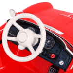 Autko BMW 507 Retro elektryczne dla dzieci Czerwony + Audio LED + Pilot + Ekoskóra + EVA + Wolny Start - obrazek 9