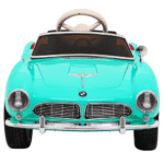 Autko BMW 507 Retro elektryczne dla dzieci Zielony + Audio LED + Pilot + Ekoskóra + EVA + Wolny Start - obrazek 5