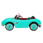 Autko BMW 507 Retro elektryczne dla dzieci Zielony + Audio LED + Pilot + Ekoskóra + EVA + Wolny Start - obrazek 7