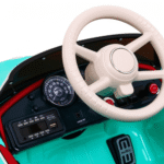 Autko BMW 507 Retro elektryczne dla dzieci Zielony + Audio LED + Pilot + Ekoskóra + EVA + Wolny Start - obrazek 8