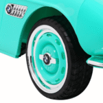 Autko BMW 507 Retro elektryczne dla dzieci Zielony + Audio LED + Pilot + Ekoskóra + EVA + Wolny Start - obrazek 9