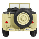 Autko Wojskowe Retro dla 3 dzieci Matcha + Napęd 4x4 + Schowki + EVA + Wolny Start + MP3 LED - obrazek 6