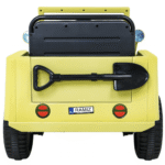 Autko Wojskowe Retro dla dzieci Beżowy + Napęd 4x4 + Pilot + 2 Bagażniki + Wolny Start + MP3 LED - obrazek 6