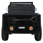 Autko Wojskowe Retro dla dzieci Czarny + Napęd 4x4 + Pilot + 2 Bagażniki + Wolny Start + MP3 LED - obrazek 6