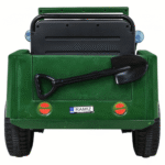 Autko Wojskowe Retro dla dzieci Zielony + Napęd 4x4 + Pilot + 2 Bagażniki + Wolny Start + MP3 LED - obrazek 6