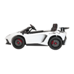 Auto Lamborghini Aventador SV na akumulator dla 2 dzieci Biały + Pilot 2,4 GHz + Pianka EVA + Audio LED - obrazek 7