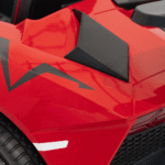Auto Lamborghini Aventador SV na akumulator dla 2 dzieci Czerwony + Pilot 2,4 GHz + Pianka EVA + Audio LED - obrazek 13