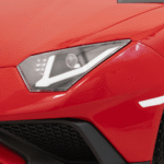 Auto Lamborghini Aventador SV na akumulator dla 2 dzieci Czerwony + Pilot 2,4 GHz + Pianka EVA + Audio LED - obrazek 8