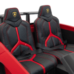 Auto Lamborghini Aventador SV na akumulator dla 2 dzieci Czerwony + Pilot 2,4 GHz + Pianka EVA + Audio LED - obrazek 9