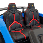 Auto Lamborghini Aventador SV na akumulator dla 2 dzieci Niebieski + Pilot 2,4 GHz + Pianka EVA + Audio LED - obrazek 9