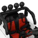 Auto Terenowe Full Time 4WD dla dzieci Biały + Napęd 4x4 + Pilot + Audio LED + Schowek - obrazek 10