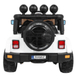 Auto Terenowe Full Time 4WD dla dzieci Biały + Napęd 4x4 + Pilot + Audio LED + Schowek - obrazek 6