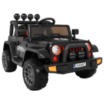 Auto Terenowe Full Time 4WD dla dzieci Czarny + Napęd 4x4 + Pilot + Audio LED + Schowek