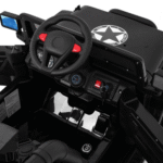 Auto Terenowe Full Time 4WD dla dzieci Czarny + Napęd 4x4 + Pilot + Audio LED + Schowek - obrazek 11