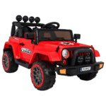 Auto Terenowe Full Time 4WD dla dzieci Czerwony + Napęd 4x4 + Pilot + Audio LED + Schowek