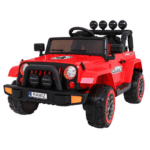 Auto Terenowe Full Time 4WD dla dzieci Czerwony + Napęd 4x4 + Pilot + Audio LED + Schowek - obrazek 2