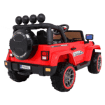 Auto Terenowe Full Time 4WD dla dzieci Czerwony + Napęd 4x4 + Pilot + Audio LED + Schowek - obrazek 3