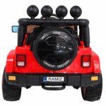 Auto Terenowe Full Time 4WD dla dzieci Czerwony + Napęd 4x4 + Pilot + Audio LED + Schowek - obrazek 6