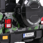 Auto Terenowe Full Time 4WD dla dzieci Lakier Moro + Napęd 4x4 + Pilot + Audio LED + Schowek - obrazek 11