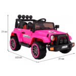 Auto Terenowe Full Time 4WD dla dzieci Różowy + Napęd 4x4 + Pilot + Audio LED + Schowek - obrazek 12