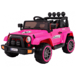 Auto Terenowe Full Time 4WD dla dzieci Różowy + Napęd 4x4 + Pilot + Audio LED + Schowek - obrazek 2