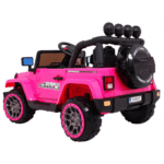 Auto Terenowe Full Time 4WD dla dzieci Różowy + Napęd 4x4 + Pilot + Audio LED + Schowek - obrazek 4