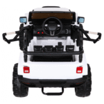 Auto na akumulator All Terrain dla dzieci Biały Terenówka typu jeep + Pilot + Światła Dźwięki - obrazek 7