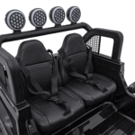 Auto terenowe OFF-ROAD 3.0 dla dzieci Czarny + Pilot + Wolny Start + Pasy + Audio LED - obrazek 10