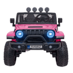 Auto terenowe OFF-ROAD 3.0 dla dzieci Różowy + Pilot + Wolny Start + Pasy + Audio LED - obrazek 5
