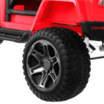 Auto terenowe typu jeep Monster 4x4 dla dzieci Czerwony + Pilot + Regulacja siedzenia + MP3 LED + Bagażnik + Plecak - obrazek 7