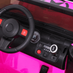 Auto terenowe typu jeep Monster 4x4 dla dzieci Różowy + Pilot + Regulacja siedzenia + Wolny Start + MP3 LED + Bagażnik + Plecak - obrazek 12