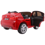 BMW X6M XXL dla 2 dzieci Lakier Czerwony + Pilot + Ekoskóra + Pasy + Wolny Start + MP3 + LED - obrazek 5