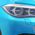 BMW X6M XXL dla 2 dzieci Lakier Niebieski + Pilot + Ekoskóra + Pasy + Wolny Start + MP3 + LED - obrazek 11