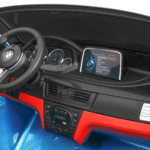 BMW X6M XXL dla 2 dzieci Lakier Niebieski + Pilot + Ekoskóra + Pasy + Wolny Start + MP3 + LED - obrazek 9