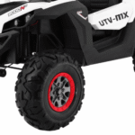 Buggy SuperStar dla dzieci Biały + MP4 + Napęd 4x4 + Pilot + Bagażnik + LED + Blokada drzwi - obrazek 4