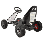 Gokart Na Pedały Biały 2032B - obrazek 3